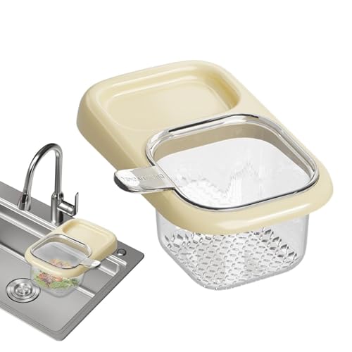 Sink Strainer Basket, Mesh Food Catcher, Drain Basket with Storage Rack, Sink Filter Accessory, Kitchen Strainer Clog Prevention Baskets for Home Apartment RV Dorm Fruit Vegetable Pasta Noodle