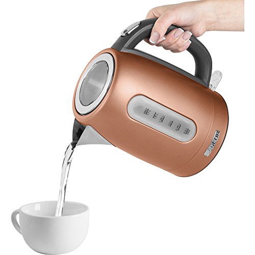 SENCOR SWK 1776GD waterkoker van roestvrij staal met afneembaar filter (2150 watt, volume 1,7 l) metallic bruin - Image 8