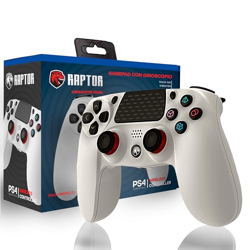 Mando Inalambrico Blanco Bluetooth compatible para PS4...