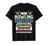 Bowling Geschenke Damen Herren Bowling Sprüche Retro Bowling T-Shirt