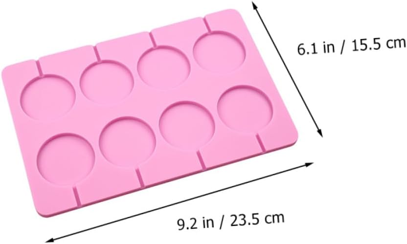 2 Sets round Silicone Lollipop Mold with 20 Sticks Each, Food Grade Candy Chocolate Baking Mold for Home Candy Making and Party Treats
