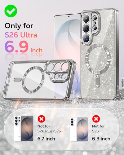 Étui Samsung Galaxy 6.9" MagSafe gris argenté Meifigno avec sangle - 2