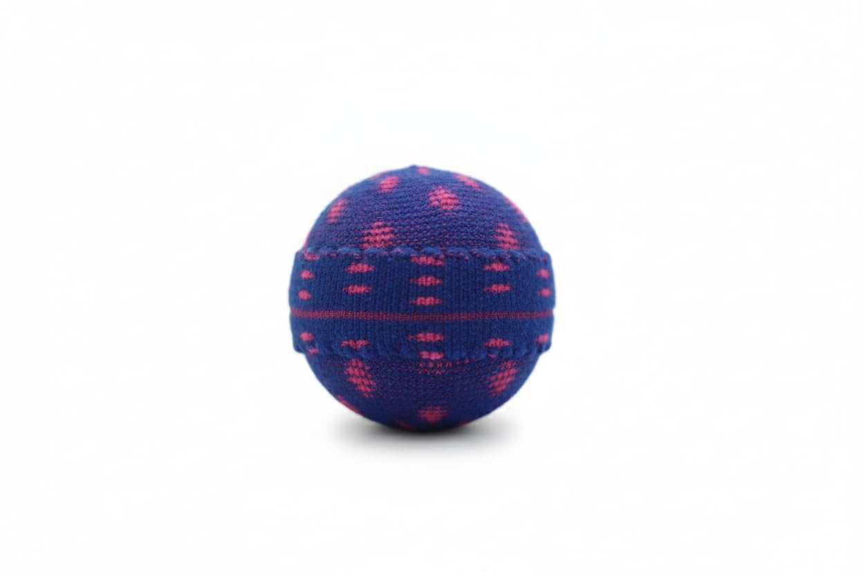 Joshi Cloth Cricket Ball (Original) | Woolen Soft Ball for Gully/Street Cricket & Practice | Durable, Lightweight, All-Weather, High-Visibility Colors | Single Piece (Blue)-picture-12