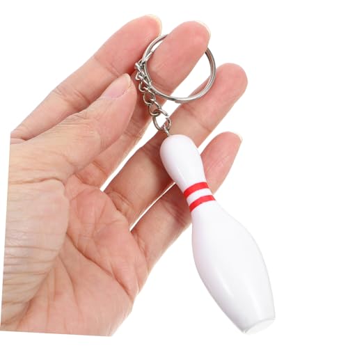 Joli porte-clés pvc en forme de quille avec fixation solide