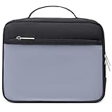 Mygreen Electronics Travel Organizer, Watreproof Electronic Accessories Case Portable Double Layer Cable Storage Bag for Cord, Charger, Flash Drive, Phone, Ipad Mini, SD Card, Gifts for Him Black