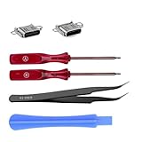 Kit de Réparation Complet: Comprend 1 port USB-C (Modèle-A), 1 port USB-C (Modèle-B), 1 tournevis 