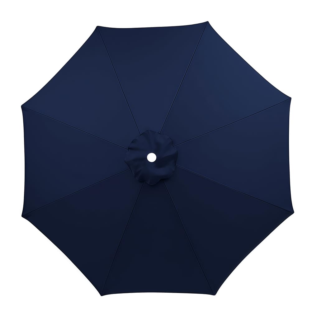 SAYEYBU Simple Deluxe Patio Umbrella Replacement Canopy Outdoor Table Market Yard Umbrella Replacement Top Cover,09,3.5M 8Rib
