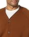 Amazon Essentials Men's Lambs Wool V-Neck Cardigan Sweater with Pockets (Previously Goodthreads), Medium Brown, XX-Large