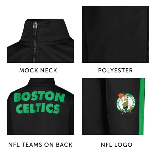 Ultra Game Youth NBA Official Super Soft Full Zip Active Track Jacket and Pants Set4