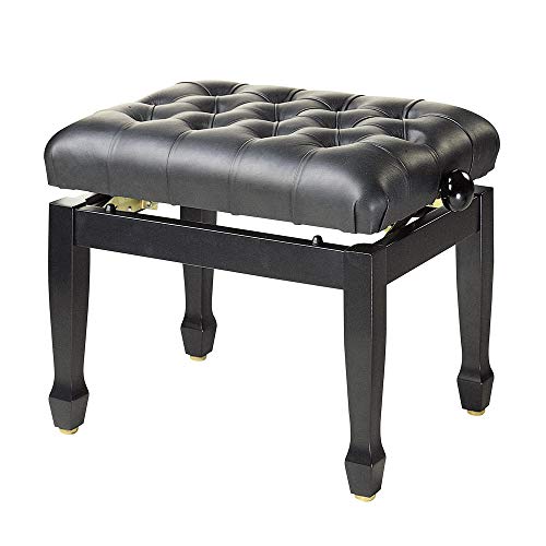 Stagg PB85 BKP LBK Piano réglable Tabouret Noir
