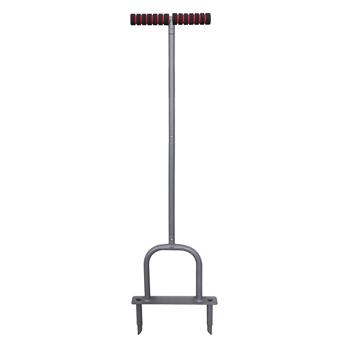 Buy HQSLC Manual Lawn Coring Aerator,Grass Dethatching Turf Plug Core