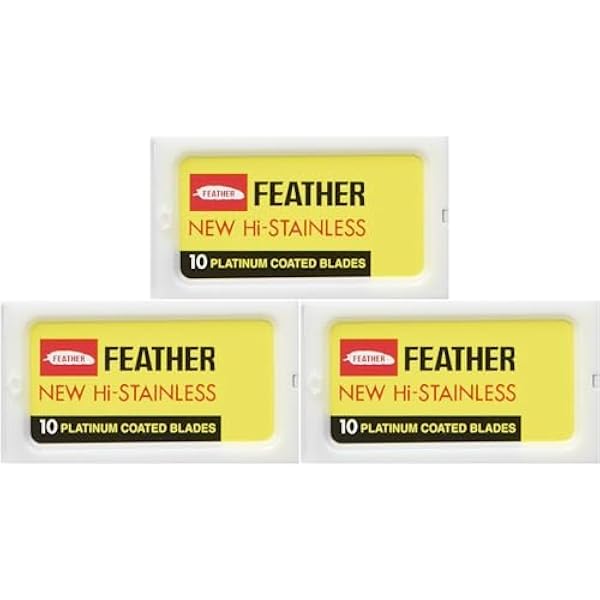 Feather - 30 ostrzy do golenia z podwójnym sznurkiem