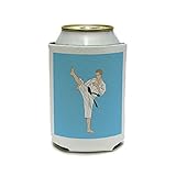 Karate Martial Arts Black Belt Sport Can Cooler - Drink Insulator - Beverage Insulated Holder