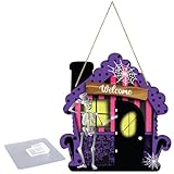 Panneau de porte d'halloween : il est livré avec une finition soignée, un design chic peut vraiment rendre votre halloween mémorable et plein de plaisir, accessoire d'halloween