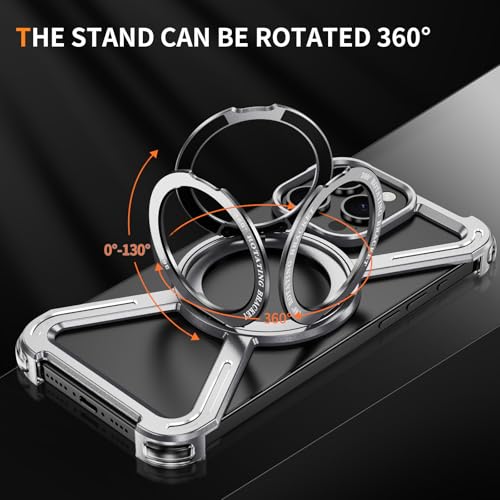 Housse protection iPhone 15 Pro Max antichoc coque aimantée avec support 360 - 3
