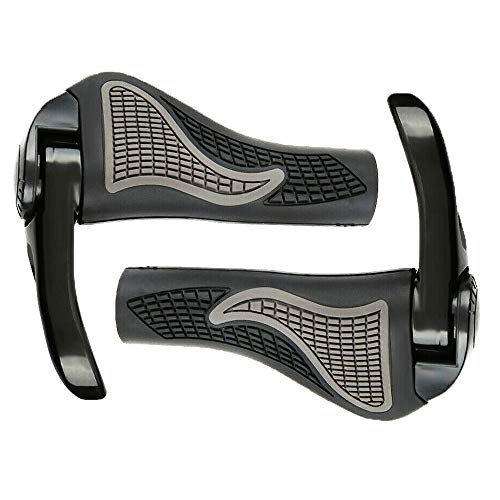 Eyech One Pair Bicycle OX Horn Handlebar Grips Anti-Slip Silicon Ergonomic Bike Handlebar Grips for MTB Mountain Road Bike - Thumbnail 3