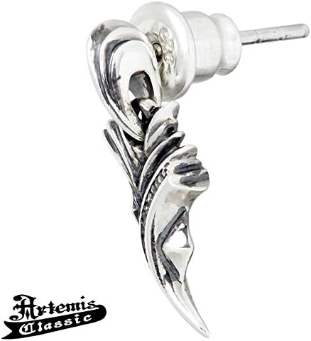 ピアス売り上げランキング8位】 RAYピアスBK 片耳用 ACE0087 RAY earrings black シルバーアクセサリー Silver  Jewelry Brand | シルバーアクセサリーブランド アルテミスクラシック Artemis Classic silver jewelry Artemis Classic アルテミスクラシック サンダーバード シルバー ピアス メンズ 1個売り 片耳用 ACE0137