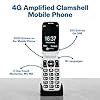 Geemarc CL8700-4G Téléphone Portable à clapet amplifié avec Grandes Touches, Fonction SOS et Boutons mémoire One-Touch Compatible Bluetooth et Aide auditive Débloqué Version Britannique