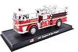 Seagrave K-type Pumper - 1971 diecast 1:64 fire truck model (Amercom SF-29) by Unknown