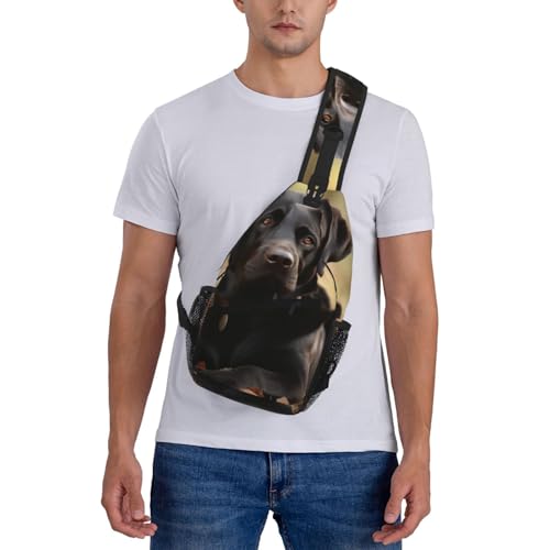 Bolso bandolera Labrador para hombre y mujer miniatura 2