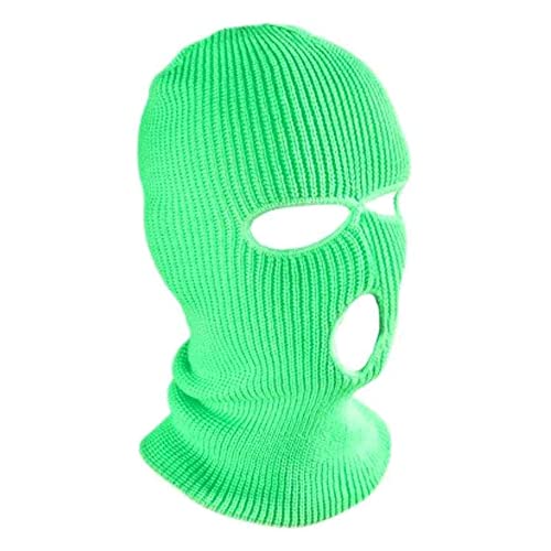 XWGlory Unisex-vollgesichtsschutz-thermo-skimaske Und Winddichte Strickmütze Mit 3 Löchern Für Den Außenbereich Cover