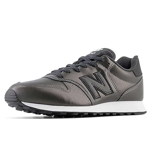 New Balance 500, Sneaker Mujer, Black, 37.5 EU