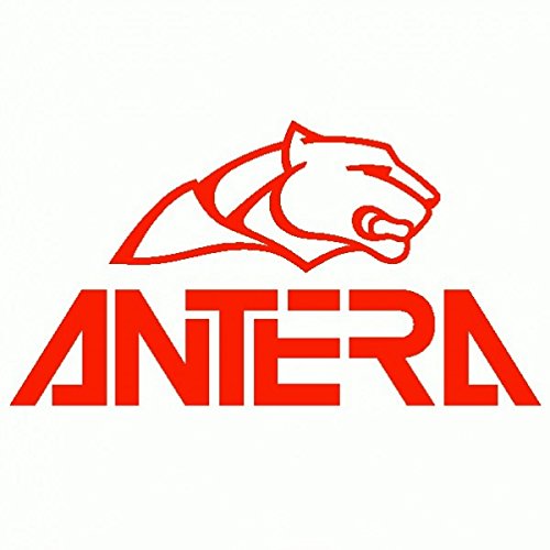 Antera - Adesivo Prespaziato - Colore Rosso - 10cm...