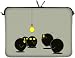Produktbild Digittrade LS157-17 Illumination Designer Laptop Tasche 17 Zoll Notebook Sleeve Hülle Schutzhülle aus Neopren bis 43,9 cm (17,3 Zoll) Case grau-schwarz