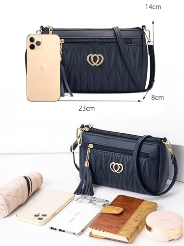 Image of ITALISH Sling Bags for Women with Bag for Women Stylish a Chic Tassel Charm