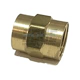 EDGE INDUSTRIAL Brass Coupling 1/2
