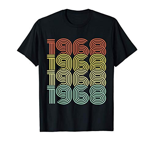 1968 año cumpleaños vintage regalo de cumpleaños Camiseta