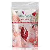 Dermawax HYPOALLERGEN KOLOPHONIUMFREI Wachsperlen zur Haarentfernung für empfindliche Haut Brazilian Waxing Gesicht Beine Intim Achseln Enthaarung ohne Vliesstreifen Made in FRANCE 800g (Red Melon)
