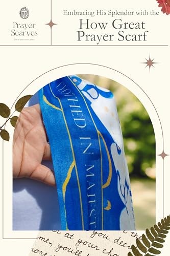 How Great Thou Art Christian Prayer Shawl for Women - Soft, Lightweight Biblical Gift Prayer Scarf for Worship, Praise2