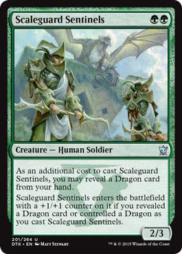 Magic The Gathering - Scaleguard Sentinels (201/264) - Dragons of Tarkir