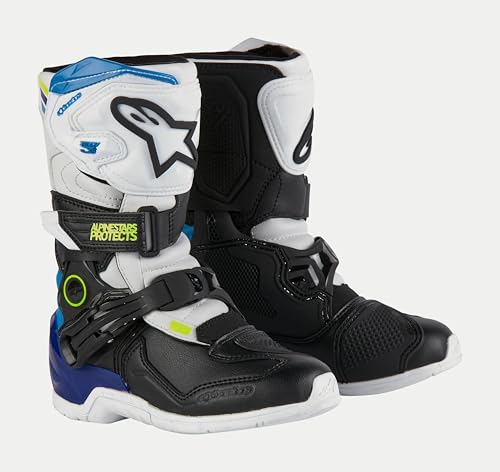 Image of Alpinestars Tech 3 Motocross Boots for Off-Road Riding with TPU Protection and Buckle Closure