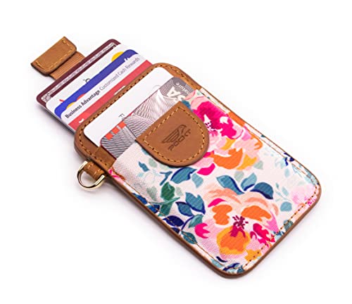POCKT Slim Card Holder Wallet + Neck Lanyard for Keys Bundle for Women | Season4