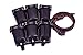 WARCRAFT EXPORTS WWII German K98 Triple Ammo Leather Pouch Set (Repro) - (Free K98 Sling) (Black)