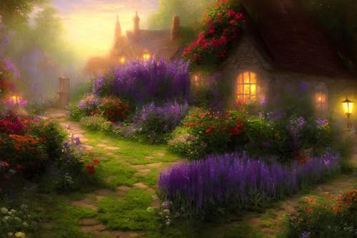 Poster Witch's Vegetable Herb Garden pour ambiance vintage chalet