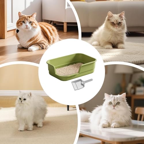 Caja de arena para gato extra grande con lados altos y entrada baja miniatura 7