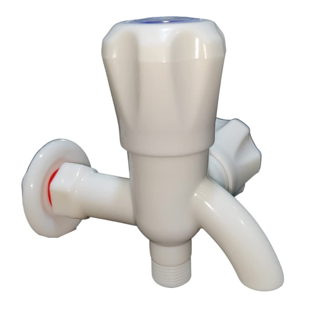 UE ABS Polypropylene 2 Way Bibcock 2 in 1 Polished Water Tap UE5814 (Ivory) (B083ZW67NW) Amazon Price History, Amazon Price Tracker