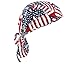 Ergodyne 6615 High-Performance Dew Rag, Stars and Stripes