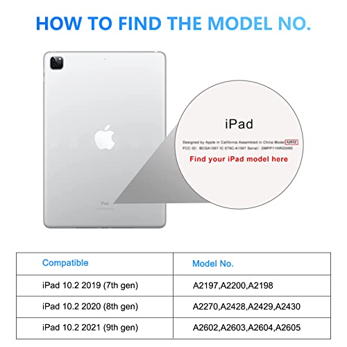 image for SPARIN 3 Pack Screen Protector for iPad 9th 8th 7th Generation 10.2 in