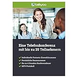 Telefonkonferenz mit 25 Teilnehmern