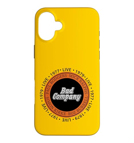 Official Bad Company Band Circle 1977 1979 LIVE �X�}�z�P�[�X iPhone 16 Plus �p