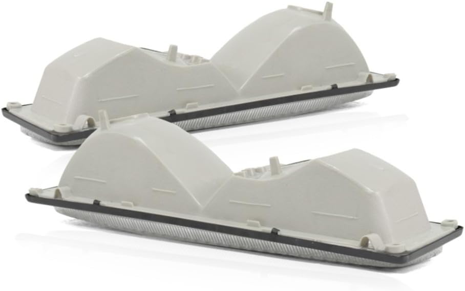 KarParts360 For 1990 1991 1992 1993 Chevy C1500/2500/3500 Parking/Signal Light Driver and Passenger Side Pair Composite For GM2521108, GM2520108 | 5975424, 5975423