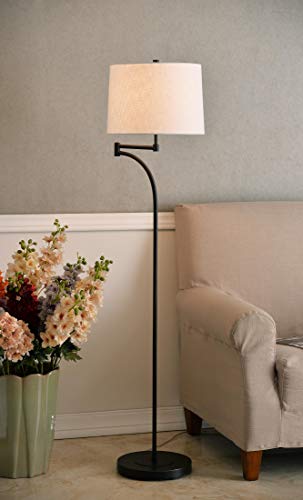 Kenroy Home 33079Orb Seven Floor Lamp With Oil Rubbed Bronze Finish, Casual Style, 59.5" Height, 24.5" Width, 18.5" Depth #TOP1