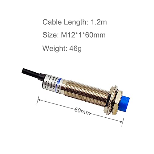 Haldzemo HZ018 Inductive Proximity Sensor M12 Lj12A3-4-Z/Bx Normally Open Detection Approach Switch 4Mm Npn No 3 Wire Dc 6V-36V thumb #1