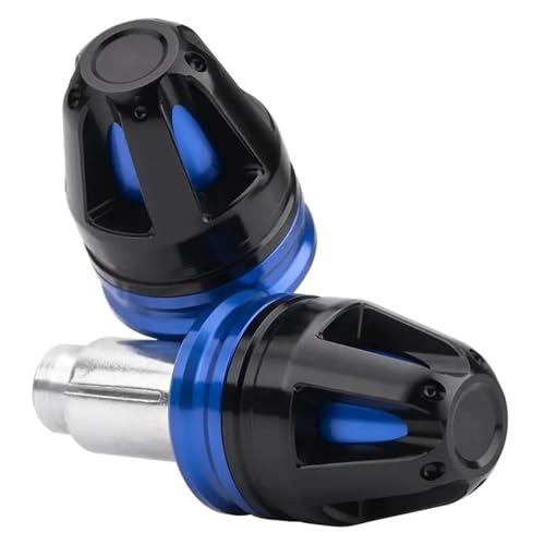 Embouts de guidon moto bleus pour Suzuki Burgman 125 200 400 et DR-Z 400S