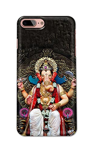 Image of PRINTFIDAA Lord Ganesh Bappa Moriya Vinayaka Printed Designer Hard Back Case Cover for iPhone 7 Plus (5.5 inch) / iPhone 8 Plus (5.5 inch), A1784, A1661, A1785 -(VS) MVN1010