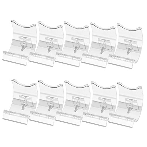10PCS Piedistalli Espositivi Supporto Chiaro Di Acrilico Basamento Dell'esposizione Stand Display